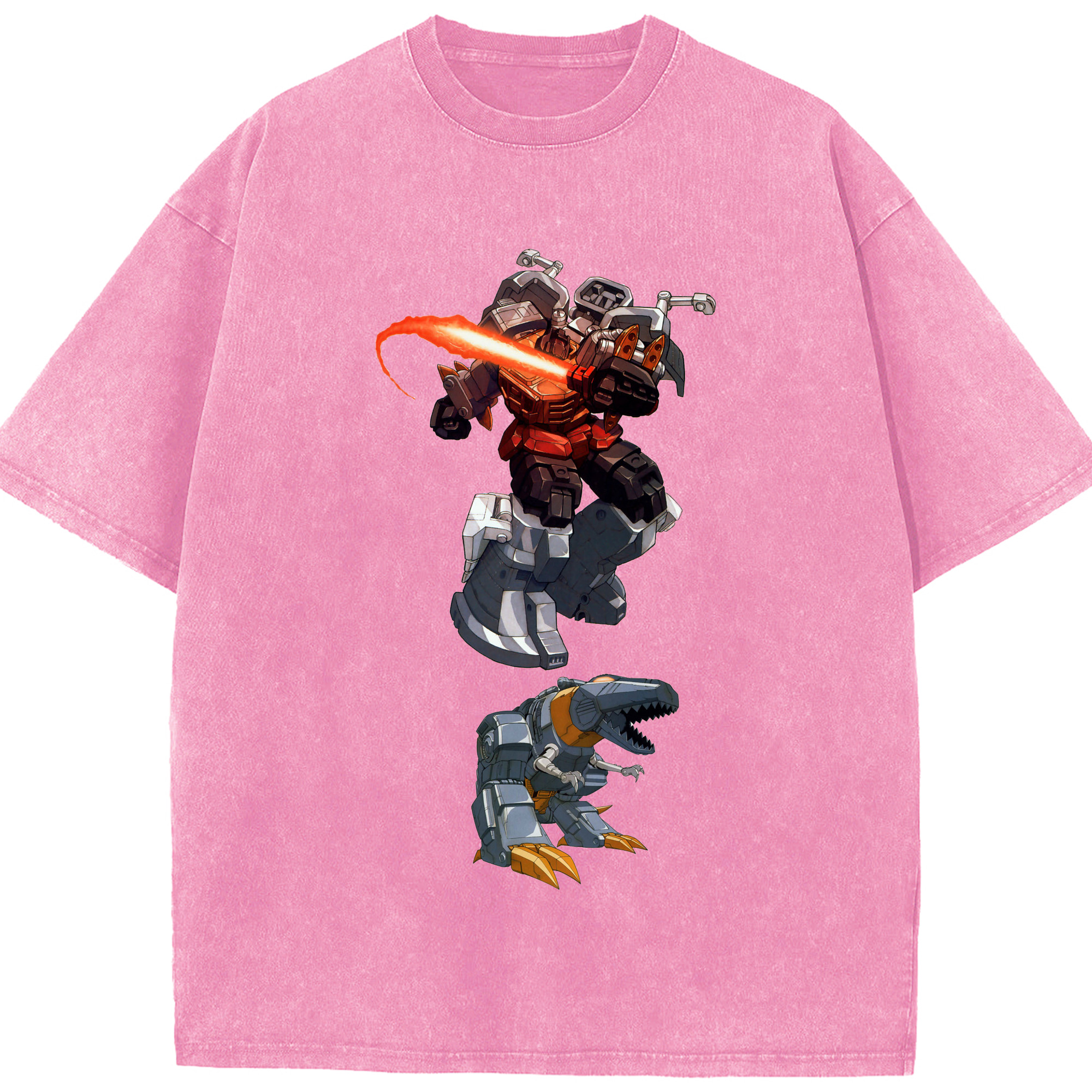 （画像用）  綿100% ヴィンテージ風 半袖Tシャツ（フロントプリント）